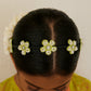Choko Beaded Floral Hairband Hair Accessory with Pearly Details & Spring Charm for Girls - Green