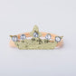 Choko Glitter Crown Birthday Headband with Rhinestones for Girls - Gold - Kids Hair Accessory