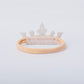 Choko Glitter Crown Birthday Headband with Rhinestones for Girls - Gold - Kids Hair Accessory