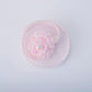 Choko Sweet Blush Pearl Rose Birthday Hairclip Whimsical with Tulle & Pearls for Baby Girls - Pink