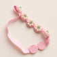 Choko Pearl Flower Detailing Headband - Pink