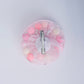 Choko Pastel Crown Pom-Pom Birthday Hairclip for Baby Girls with Glitter & Tulle - Multicolor