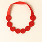 Choko Pearl Flower Detailing Headband - Red