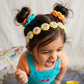 Choko Pearl Flower Detailing Headband - Yellow