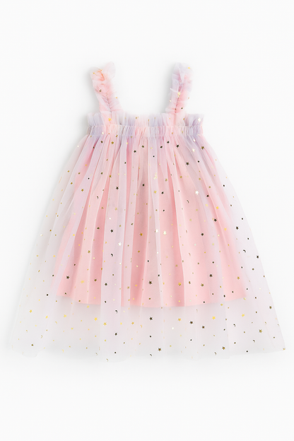 Dreamlight Rainbow Star Tulle Dress