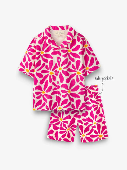 Petal Play Luxe Set (Shirt and Shorts)