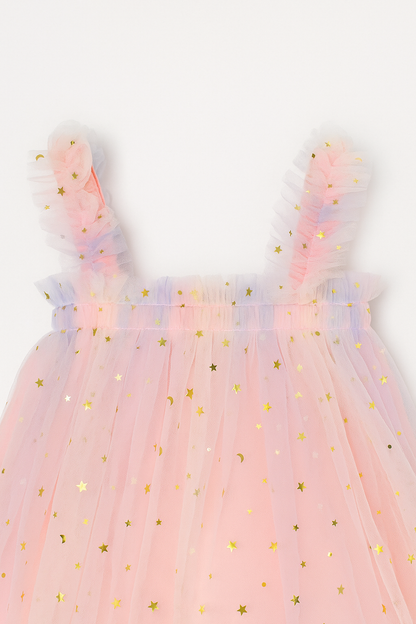 Dreamlight Rainbow Star Tulle Dress