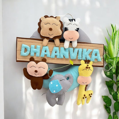 Wild Animals Loop Wall Hanging for kids
