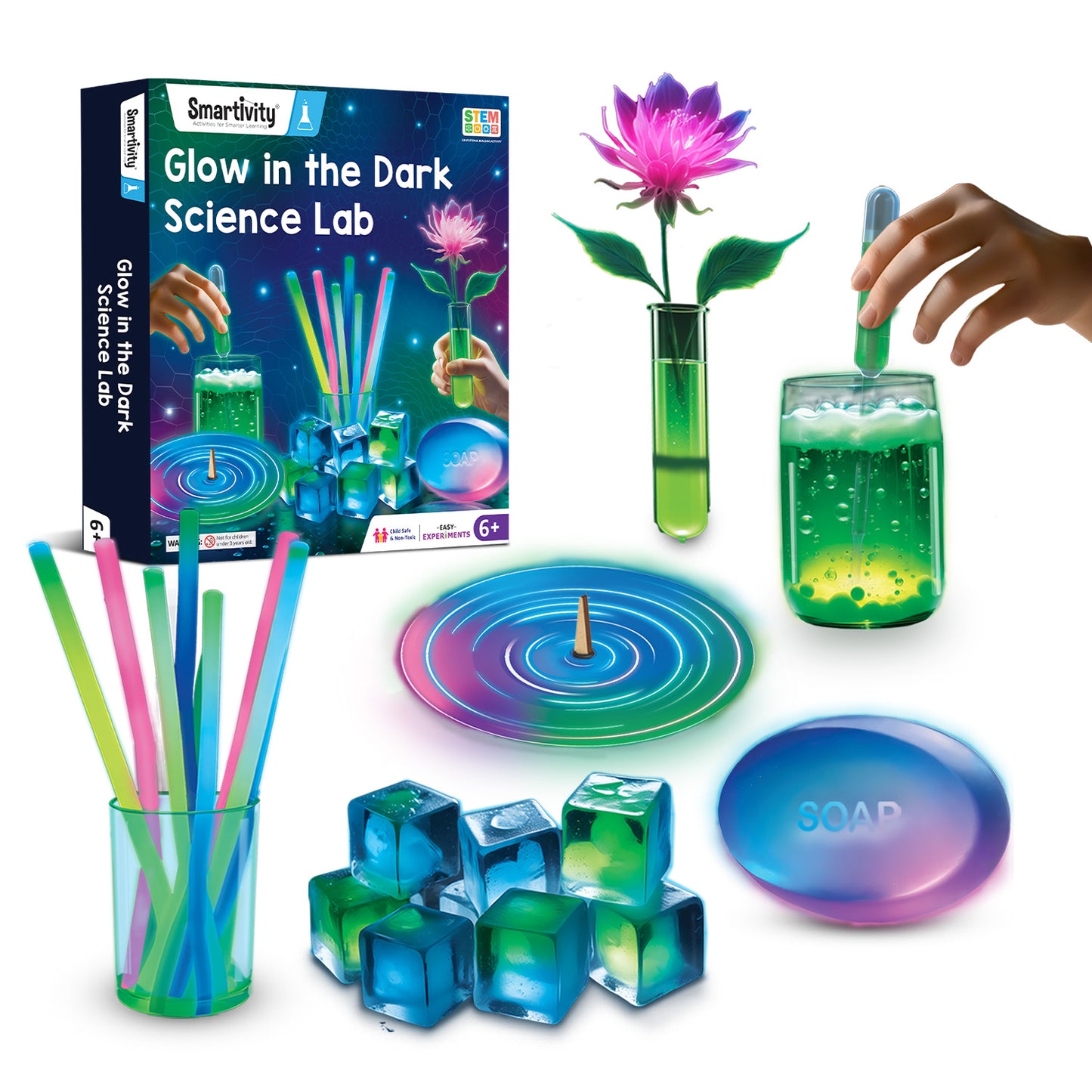 Smartivity Glow Chemistry STEM Toy for Kids 6+
