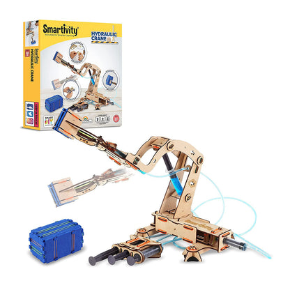 Smartivity Pump It Move It Hydraulic Crane STEM Toy for Kids 8+