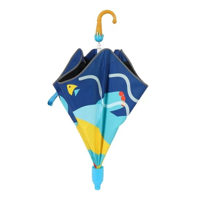 Splashing Dino theme, Canopy Shape Umbrella for Kids, 2-6Years.