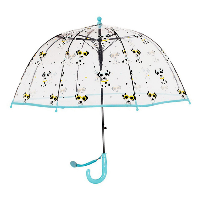 Dalmation theme Dome style Transparent Umbrella for Kids, 1-5years