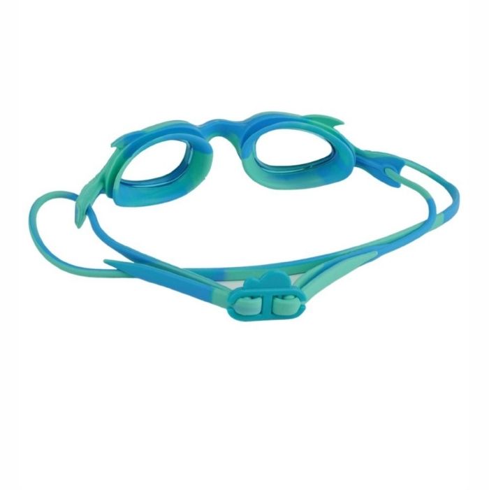 Mint & Blue Fishtail Designed Frame, Anti-Fog UV Protection Leakproof Design Swim Goggles for Kids, 3 years - 8 years