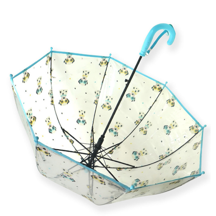 Dalmation theme Dome style Transparent Umbrella for Kids, 1-5years