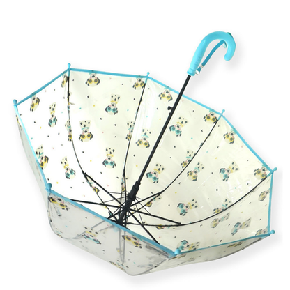 Dalmation theme Dome style Transparent Umbrella for Kids, 1-5years