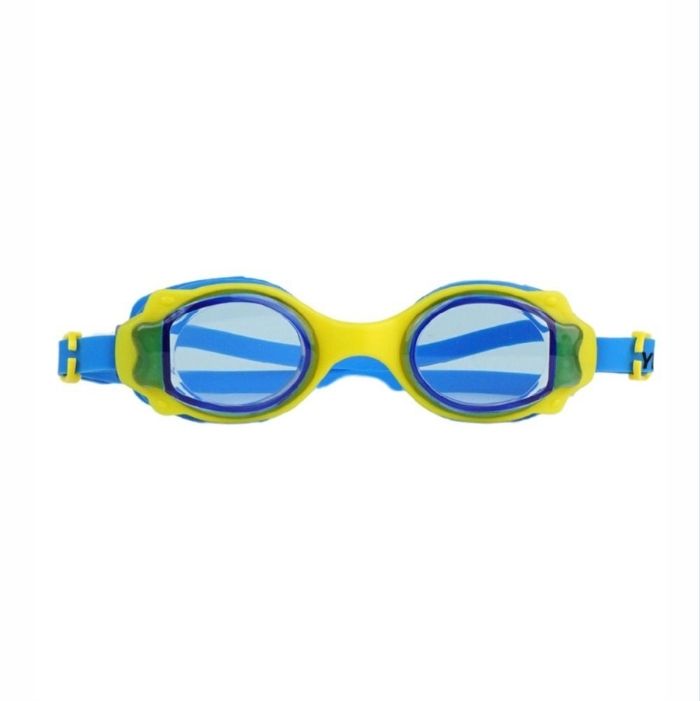Junior Blue Yellow Anti-Fog UV Protection Leakproof Design Swim Goggles for Kids, 3 years - 8 years