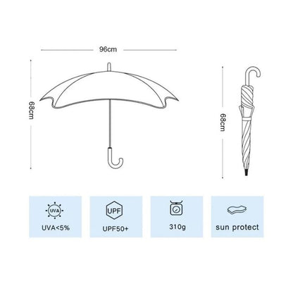 Aliens Space theme, Canopy Shape Umbrella for Kids, 5-12Years