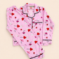 Pink Mushroom Night Suit