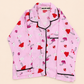 Pink Mushroom Night Suit