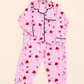 Pink Mushroom Night Suit