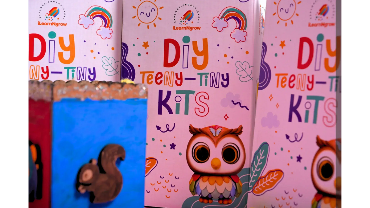 Teeny Tiny DIY Pen Stand Craft Kit – Desk Organizer Craft Set for Kids | ilearnngrow