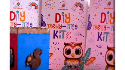 Teeny Tiny DIY Pen Stand Craft Kit – Desk Organizer Craft Set for Kids | ilearnngrow