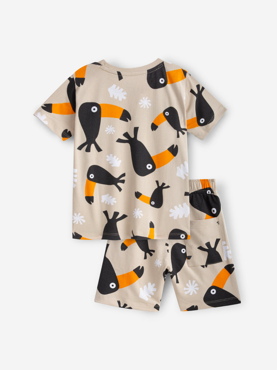 Premium Playful Toucan Oversized Cord Set (Unisex)