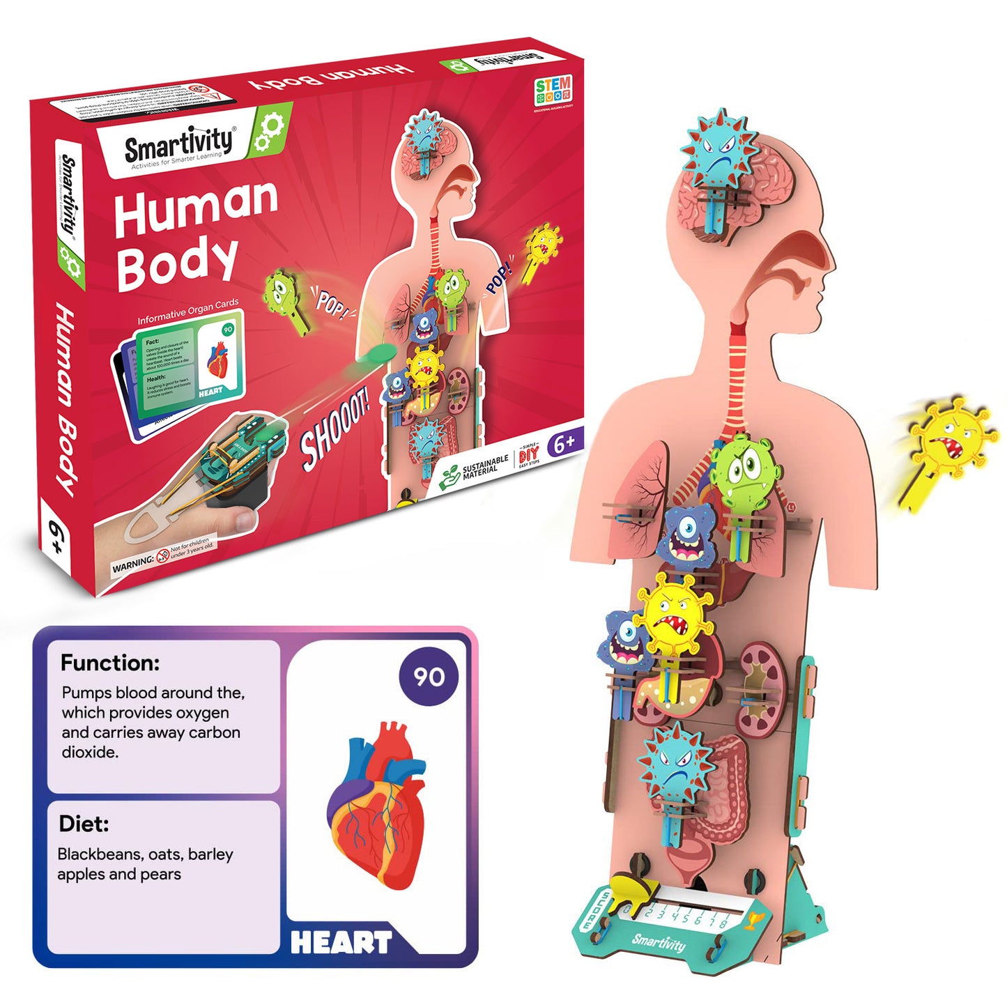 Smartivity Germ Buster STEM Toy for Kids 6+