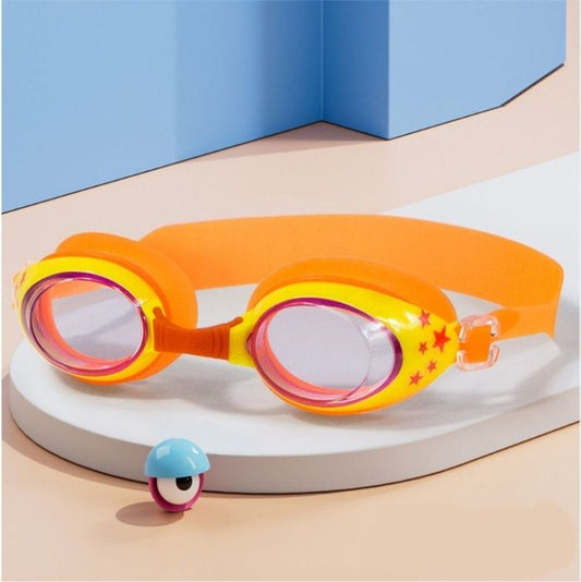 Starry Orange Anti-Fog UV Protection Leakproof Design Swim Goggles for Kids, 3Years - 8Years