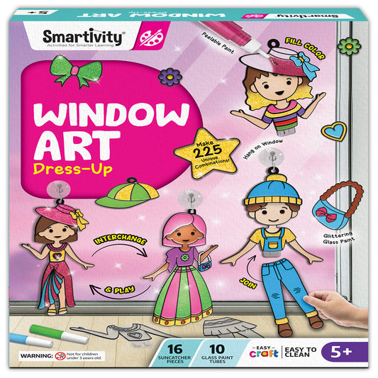 Smartivity WINDOW ART Dress-Up STEM Toy for Kids 5+
