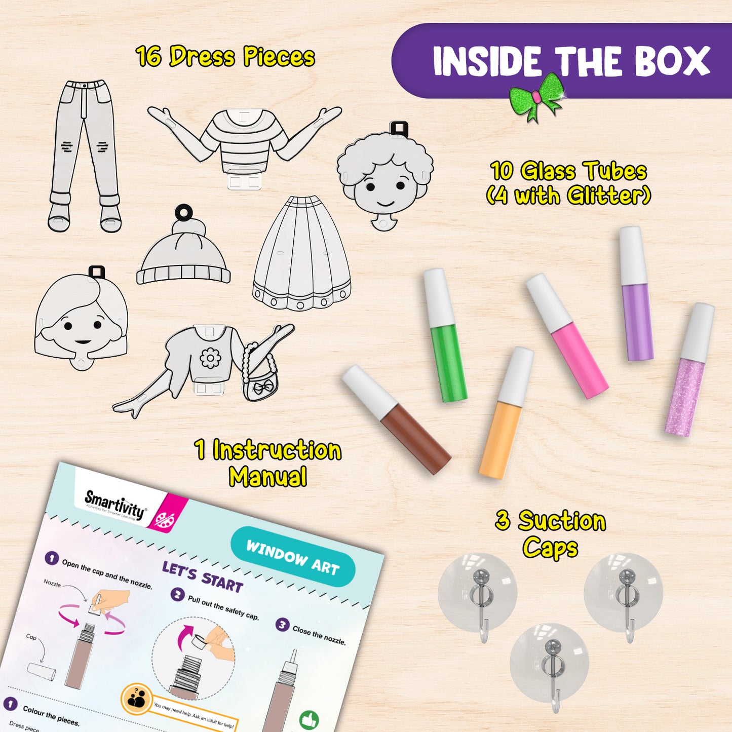 Smartivity WINDOW ART Dress-Up STEM Toy for Kids 5+