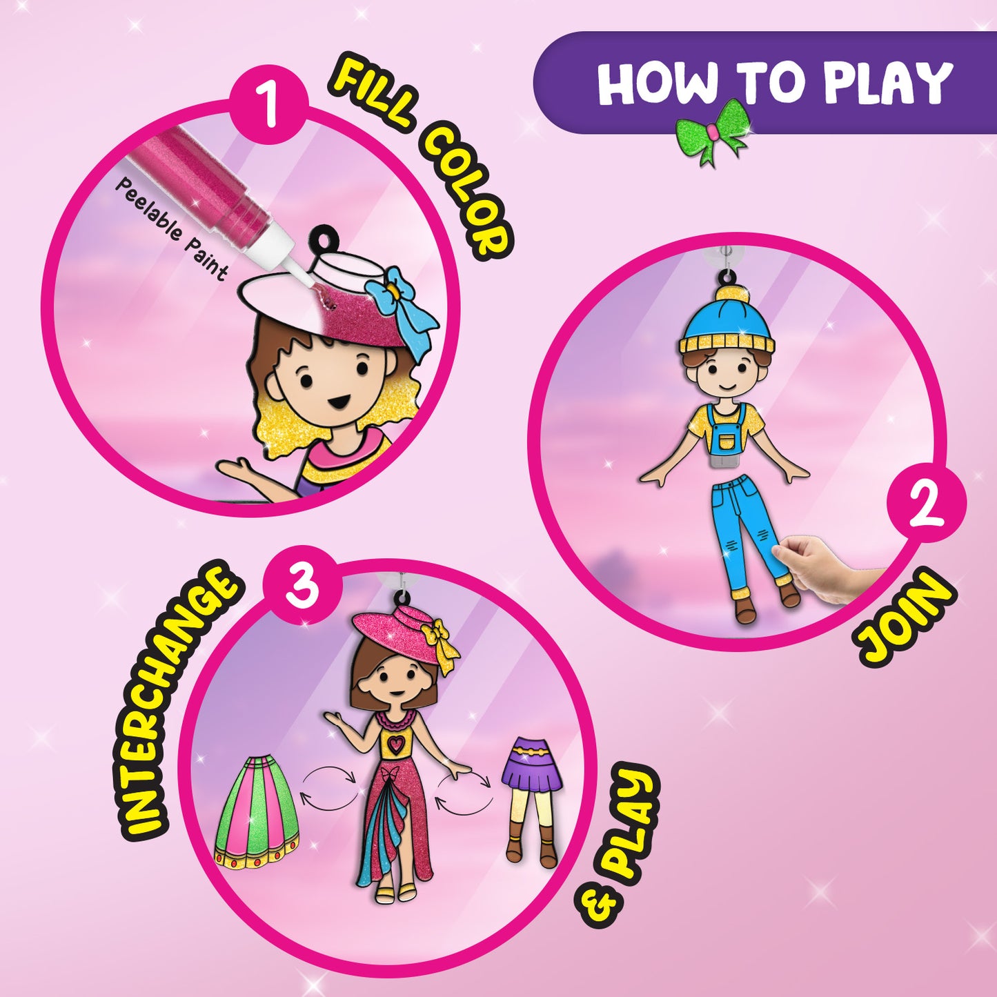 Smartivity WINDOW ART Dress-Up STEM Toy for Kids 5+