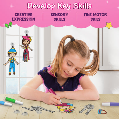 Smartivity WINDOW ART Dress-Up STEM Toy for Kids 5+