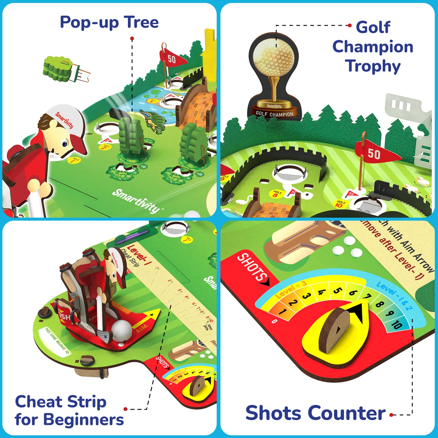 Smartivity Mini Golf STEM Toy for Kids 6+