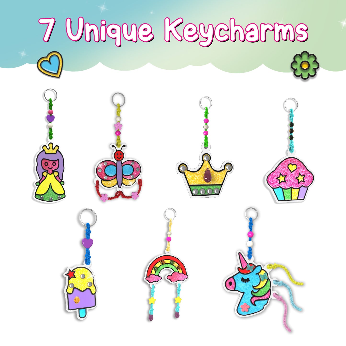 Smartivity WINDOW ART Keycharms STEM Toy for Kids 5+