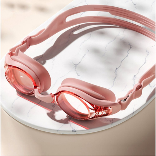 Peach Black Case Anti-Fog UV Protection Leakproof design Swim Goggles for Kids 4Years - 10 years