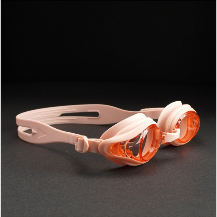 Peach Black Case Anti-Fog UV Protection Leakproof design Swim Goggles for Kids 4Years - 10 years