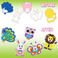 Smartivity POM POM MAGNET CRAFTS - Adorable Animals STEM Toy for Kids 4+