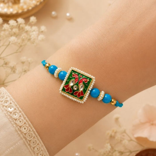 Mayur Meenakari Rakhi