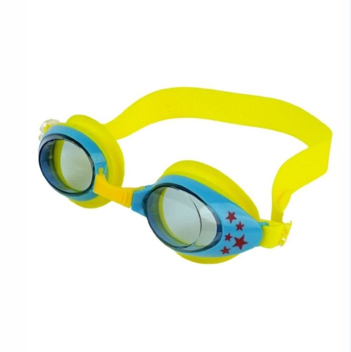 Starry Yellow Anti-Fog UV Protection Leakproof Design Swim Goggles for Kids, 3Years - 8Years