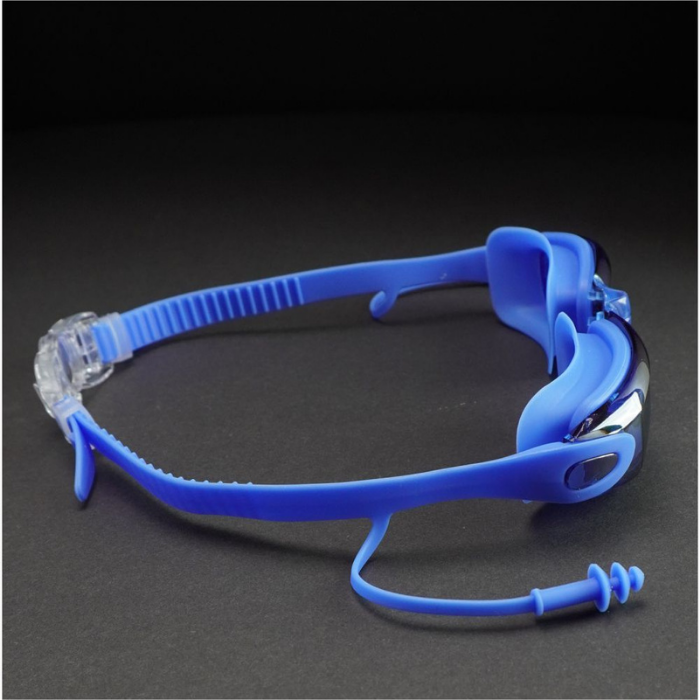 All Blue Eyelid Style Anti-Fog UV Protection Leakproof design Swim Goggles for Kids 10Years and above