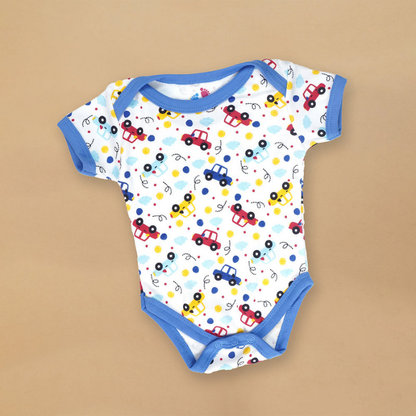 15 pcs Blue Blessed Home cane basket Newborn Hamper/Gift Box for Baby Boy, 0-6 months