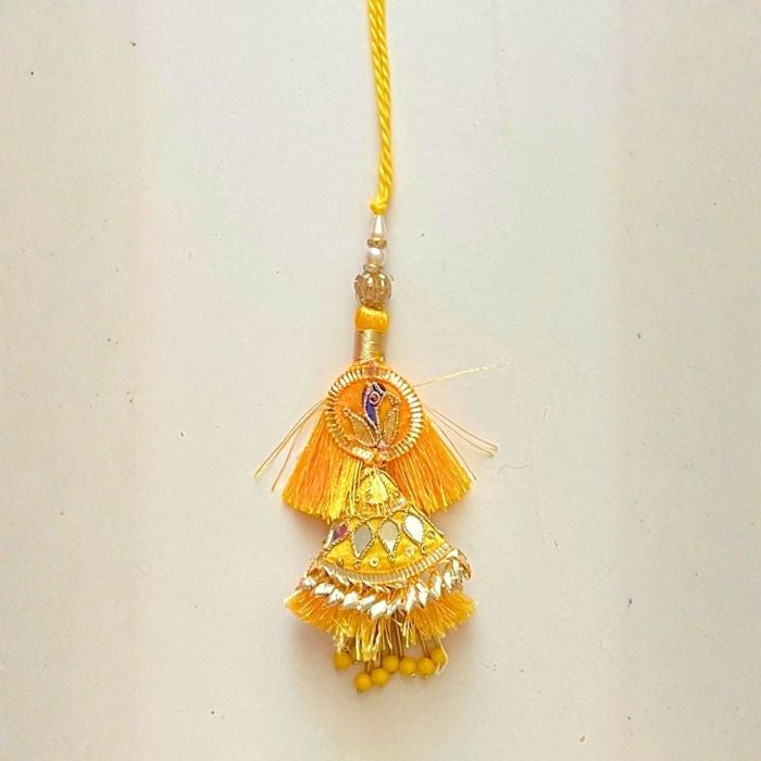 Anmol Gota Patti Rakhi and Lumba Set