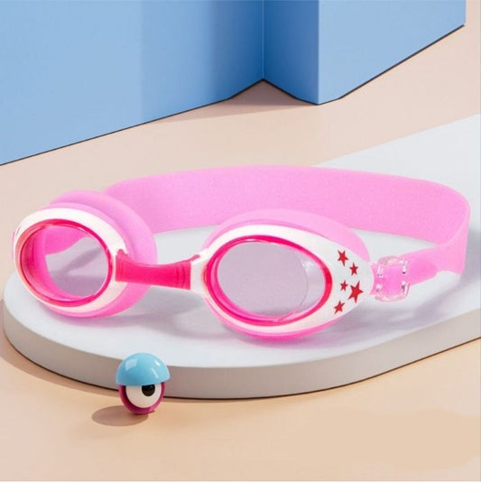 Starry Pink Anti-Fog UV Protection Leakproof Design Swim Goggles for Kids, 3Years - 8Years