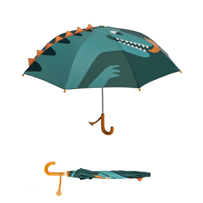 Fire Dino Big Face Umbrella for Kids, 5Years-10Years