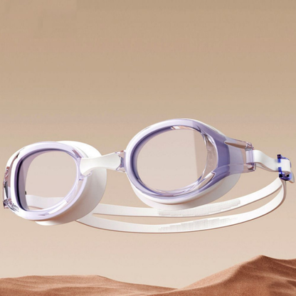Purple Transparent Anti-Fog UV Protection Leakproof design Swim Goggles for Kids 4Years - 10 years