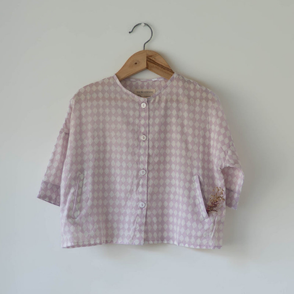 Shared Secrets co-ord in lilac rhombus