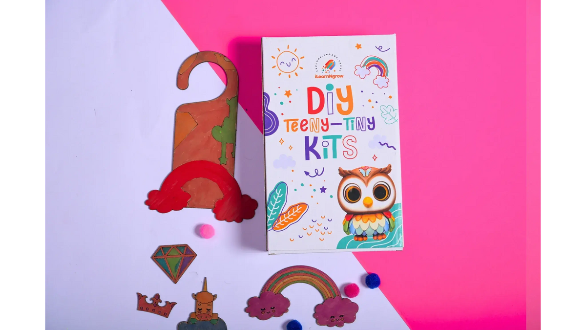 Teeny Tiny DIY Unicorn Name Plate Kit & Door Knob Craft Kit
