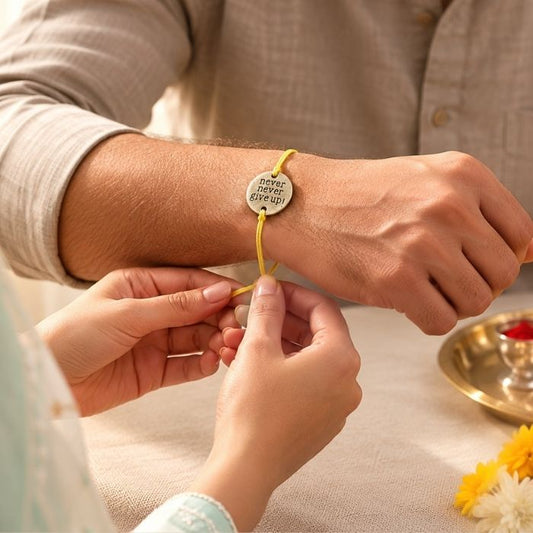 Never never give up Rakhi