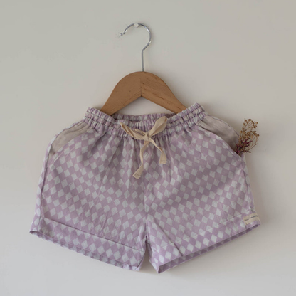 Shared Secrets co-ord in lilac rhombus